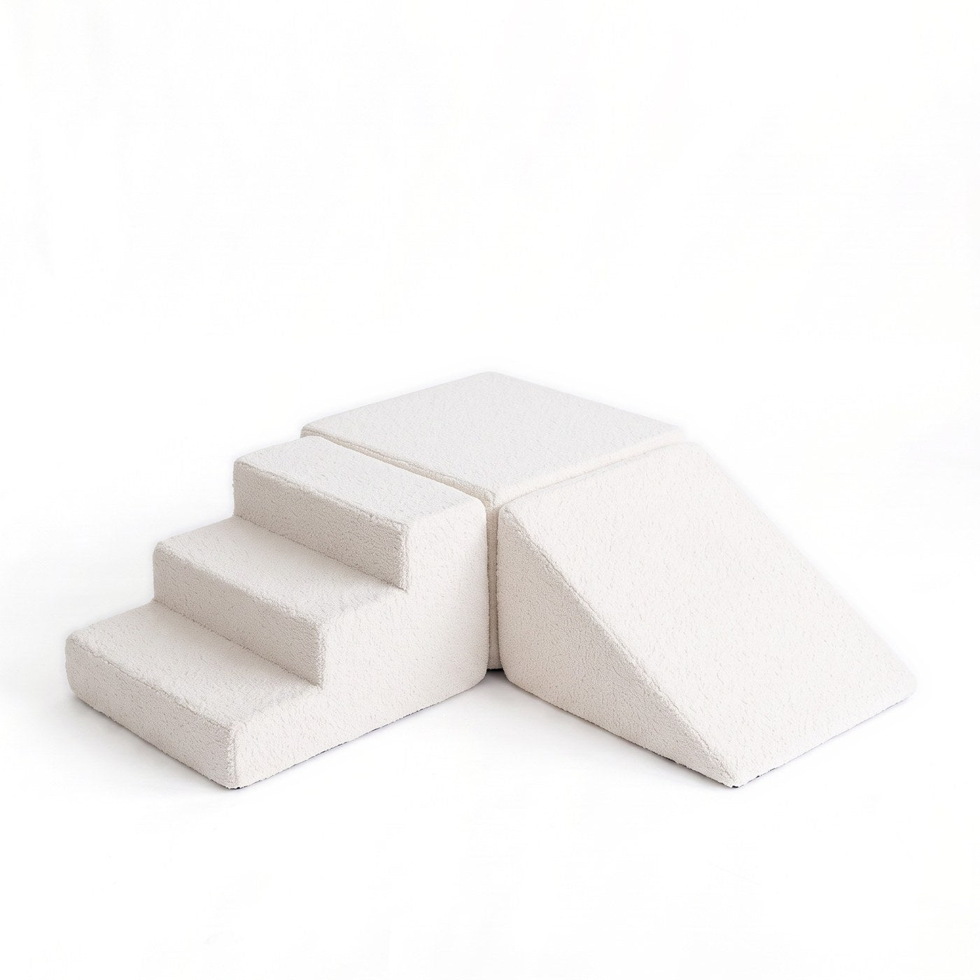 Spiellandschaft aus Bouclé – Weiß