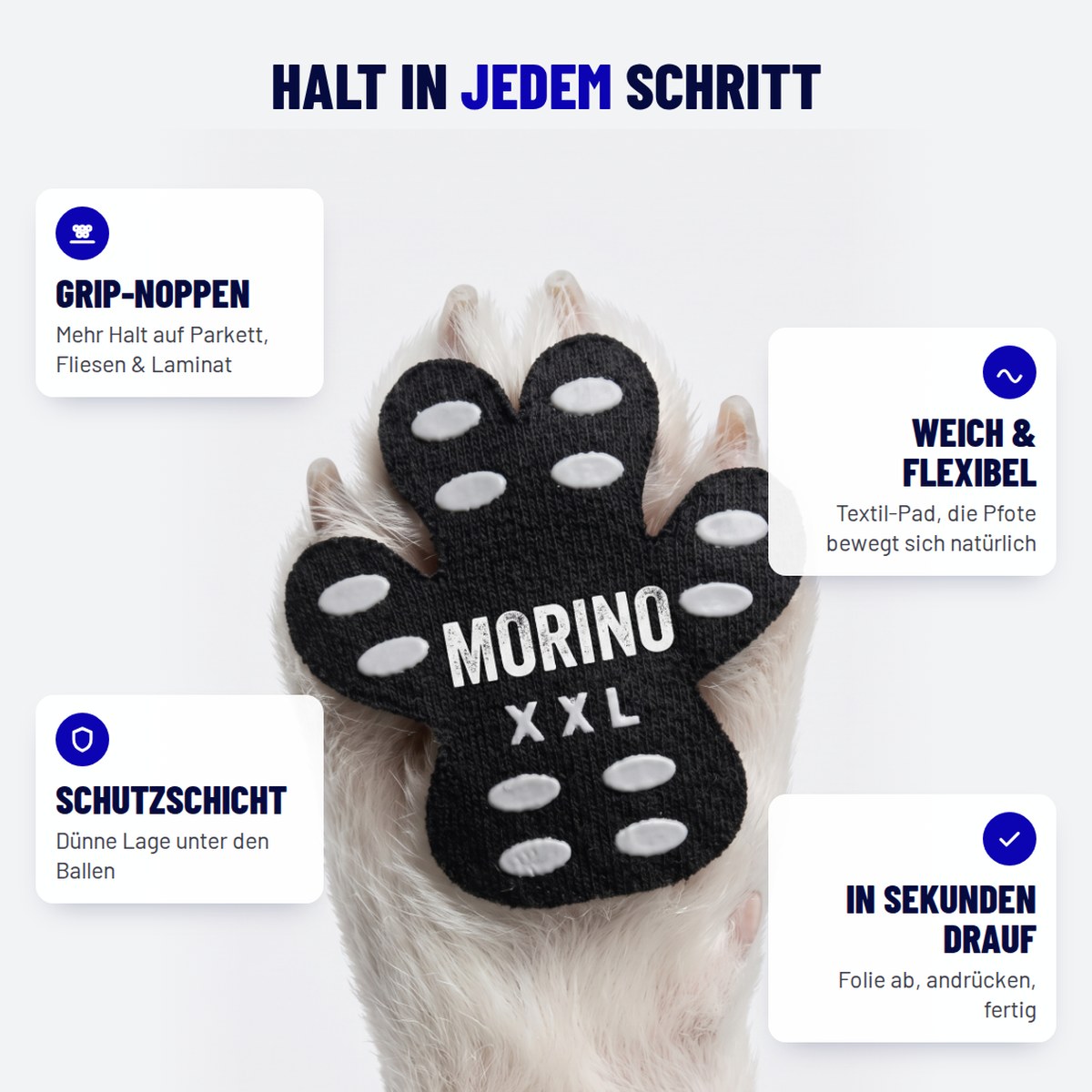 Anti-Rutsch-Pfotenpads